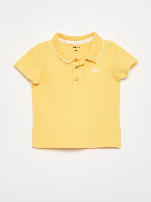 Polo en coton piqué - Kiabi