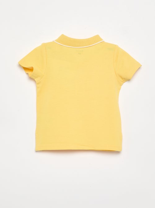 Polo en coton piqué - Kiabi