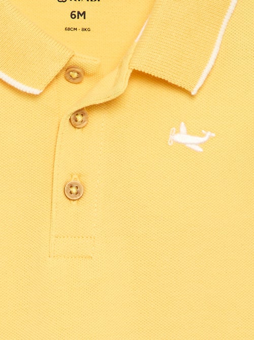 Polo en coton piqué - Kiabi
