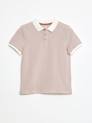 Polo en coton piqué