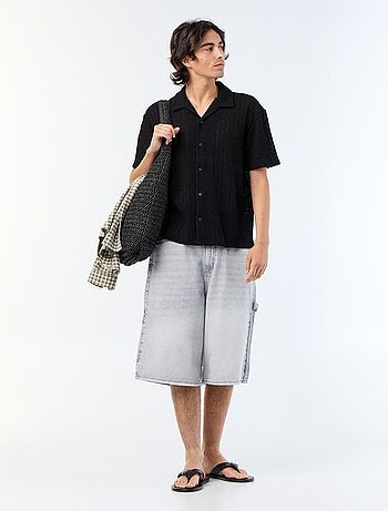 Polo en coton pour homme à manches courtes