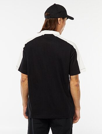 Polo en coton style équipe de baseball américaine