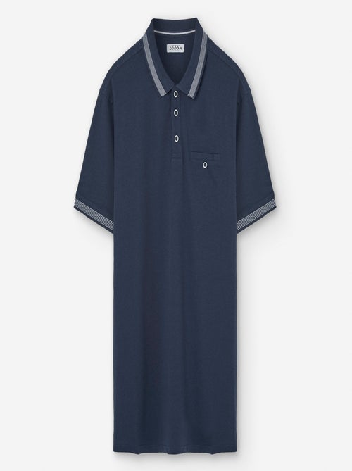 Polo en Coton Uni avec Poche - Kiabi