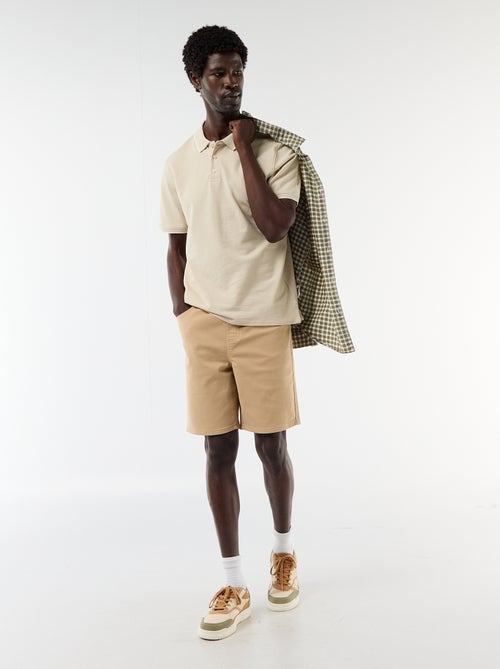 Polo en coton uni homme - Kiabi Polo en coton uni homme - Kiabi