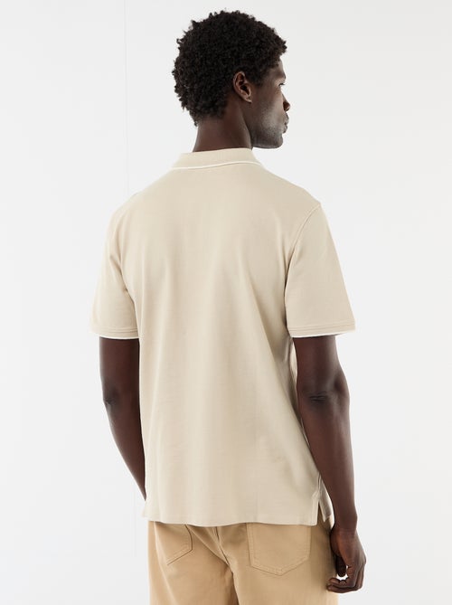 Polo en coton uni homme - Kiabi Polo en coton uni homme - Kiabi