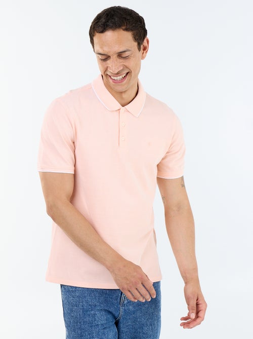 Polo en coton uni pour homme à manches courtes - Kiabi Polo en coton uni pour homme à manches courtes - Kiabi