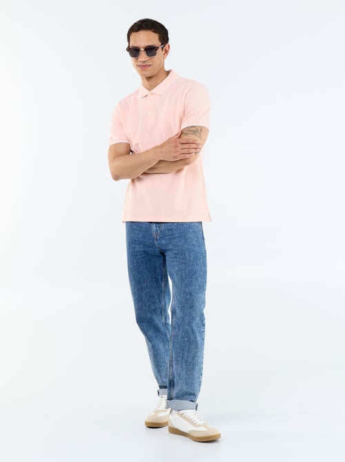 Polo en coton uni pour homme à manches courtes - Kiabi Polo en coton uni pour homme à manches courtes - Kiabi