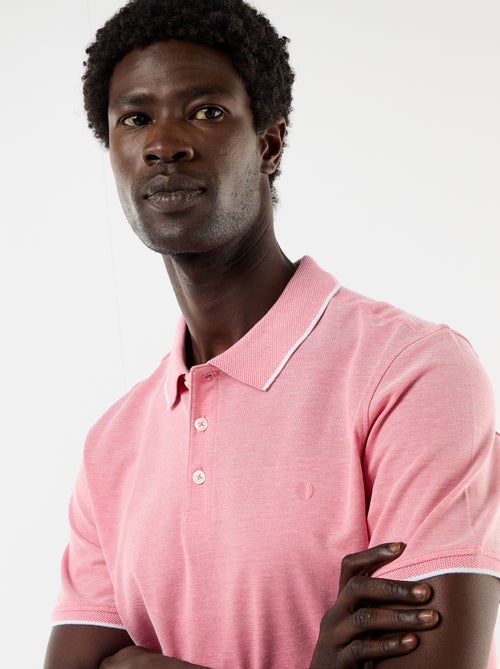 Polo en coton uni pour homme à manches courtes - Kiabi Polo en coton uni pour homme à manches courtes - Kiabi