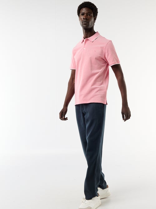 Polo en coton uni pour homme à manches courtes - Kiabi Polo en coton uni pour homme à manches courtes - Kiabi