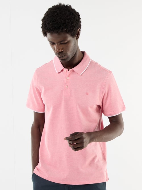 Polo en coton uni pour homme à manches courtes - Kiabi Polo en coton uni pour homme à manches courtes - Kiabi