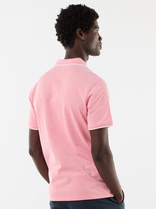 Polo en coton uni pour homme à manches courtes - Kiabi Polo en coton uni pour homme à manches courtes - Kiabi