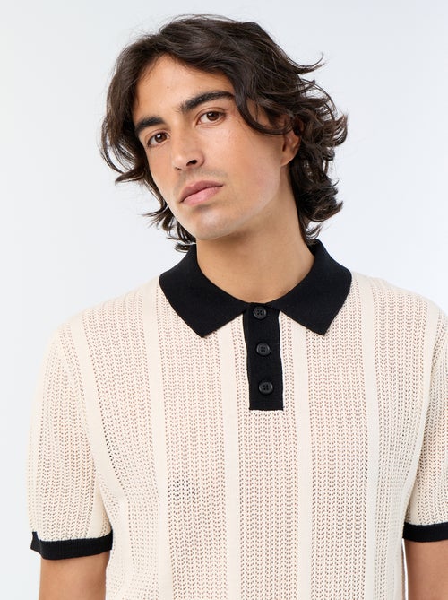 Polo en coton uni pour homme - Kiabi Polo en coton uni pour homme - Kiabi