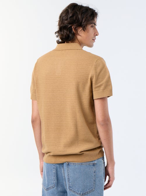 Polo en coton uni pour homme - Kiabi Polo en coton uni pour homme - Kiabi