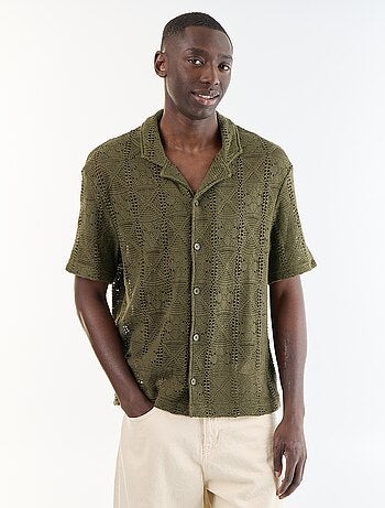 Polo en coton uni pour homme