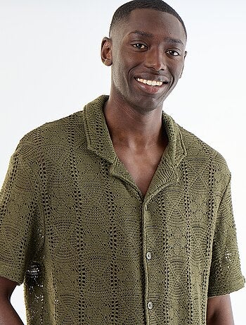 Polo en coton uni pour homme