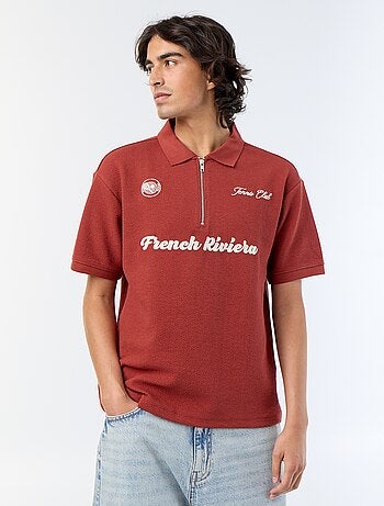 Polo en coton homme à manches courtes