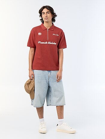 Polo en coton homme à manches courtes