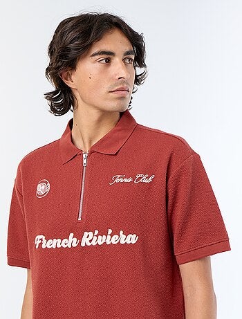 Polo en coton homme à manches courtes