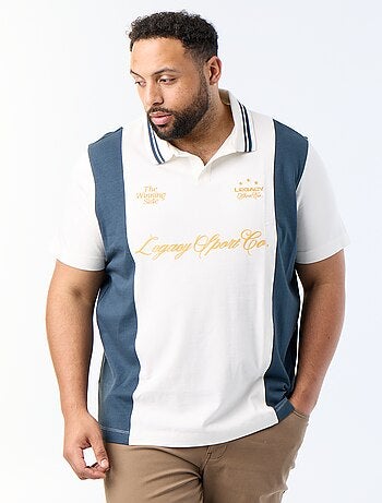 Polo en jersey imprimé