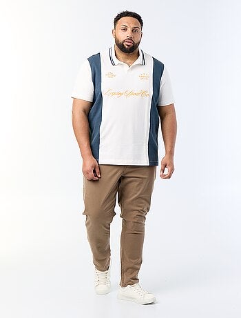 Polo en jersey imprimé