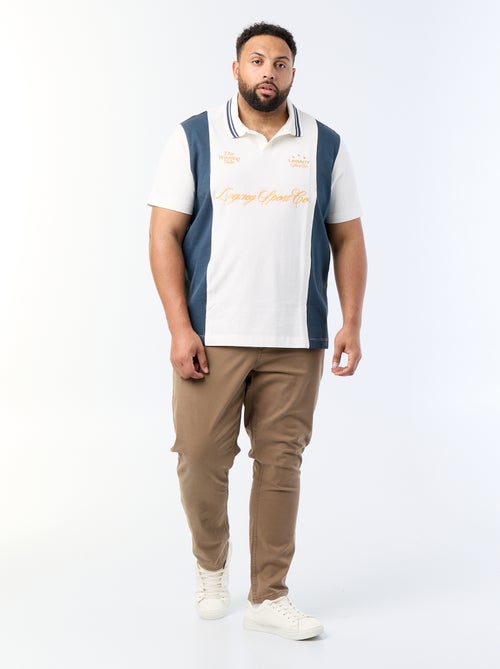 Polo en jersey imprimé - Kiabi