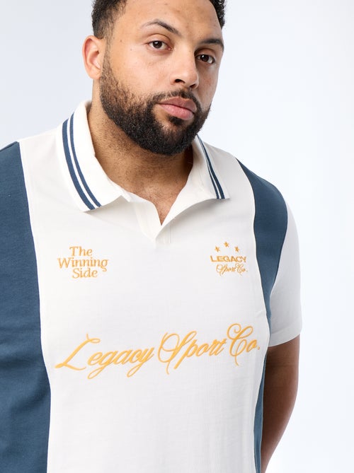 Polo en jersey imprimé - Kiabi