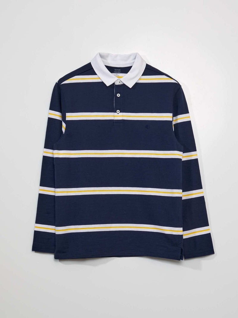Polo en jersey Noir - Kiabi