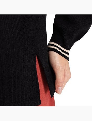Polo en maille à manches longues femme femme verelle-w