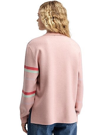 Polo en maille à manches longues femme femme verelle-w