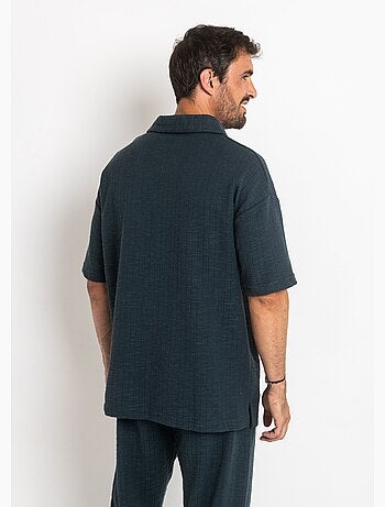 Polo en maille avec col à pointes - afibel
