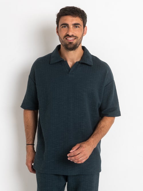 Polo en maille avec col à pointes - afibel - Kiabi Polo en maille avec col à pointes - afibel - Kiabi