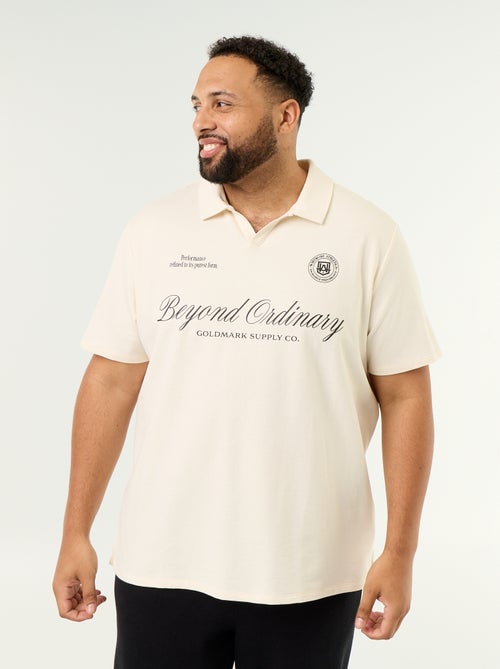 Polo en maille jersey manches courtes - Kiabi