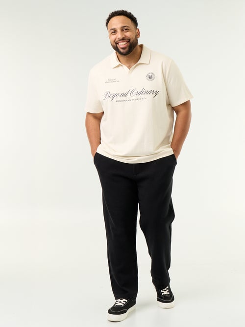 Polo en maille jersey manches courtes - Kiabi
