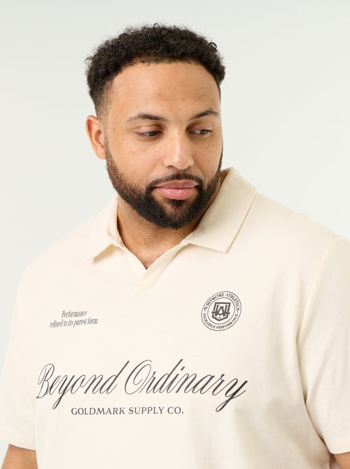 Polo en maille jersey manches courtes - Kiabi