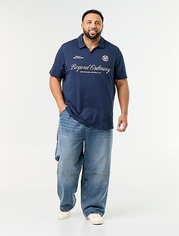 Polo en maille jersey manches courtes