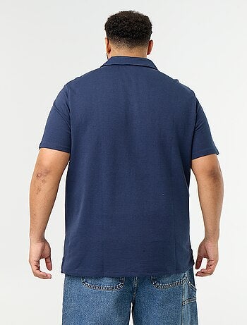 Polo en maille jersey manches courtes