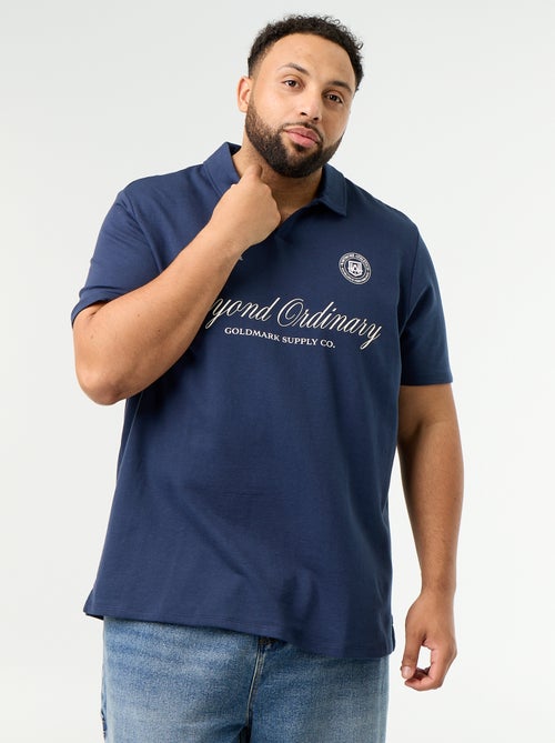 Polo en maille jersey manches courtes - Kiabi