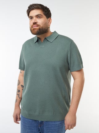 Polo en maille piqué manches courtes