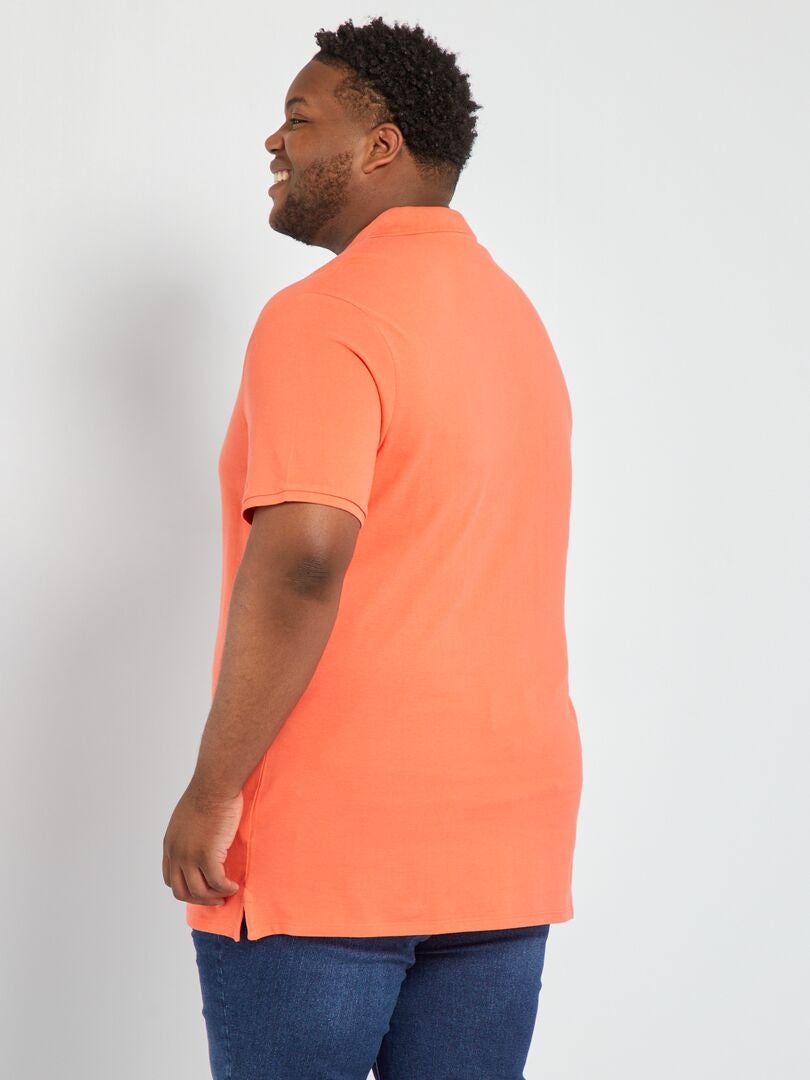 Polo Droit En Maille Piqué De Coton - Polo Ralph Lauren Homme