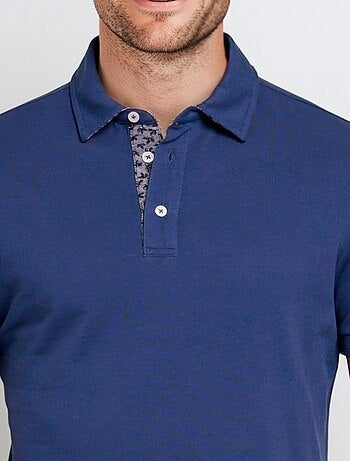 Polo en maille piquée à manches courtes