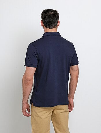Polo en maille piquée à manches courtes