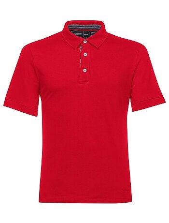 Polo en maille piquée à manches courtes