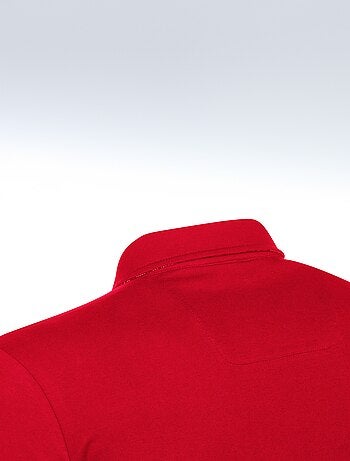 Polo en maille piquée à manches courtes