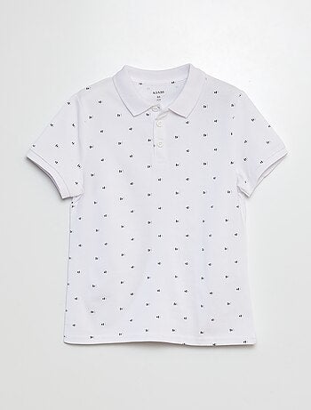 Polo en maille piquée