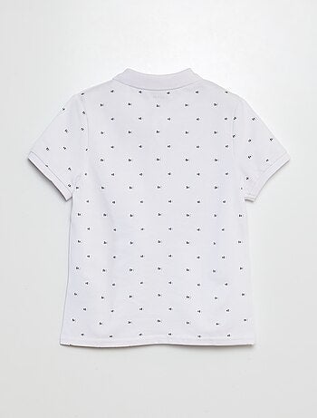 Polo en maille piquée