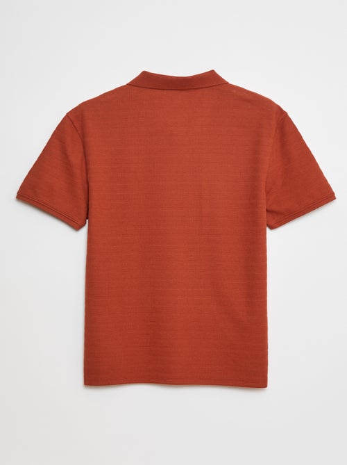 Polo en maille piquée - Kiabi