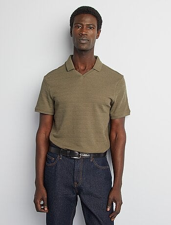 Polo en maille piquée