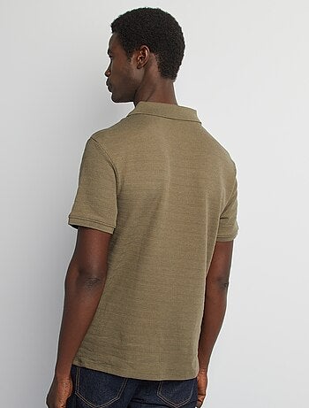 Polo en maille piquée