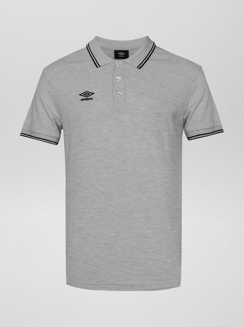 Polo en maille piquée 'Umbro' Gris - Kiabi