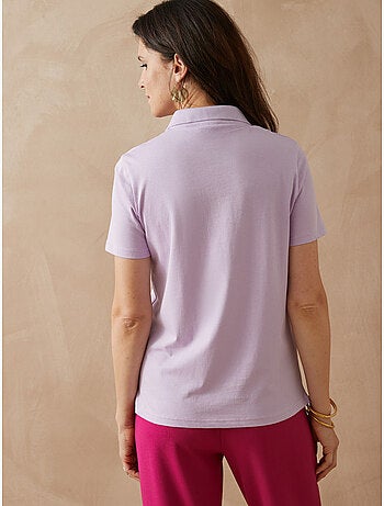 Polo en maille pur coton